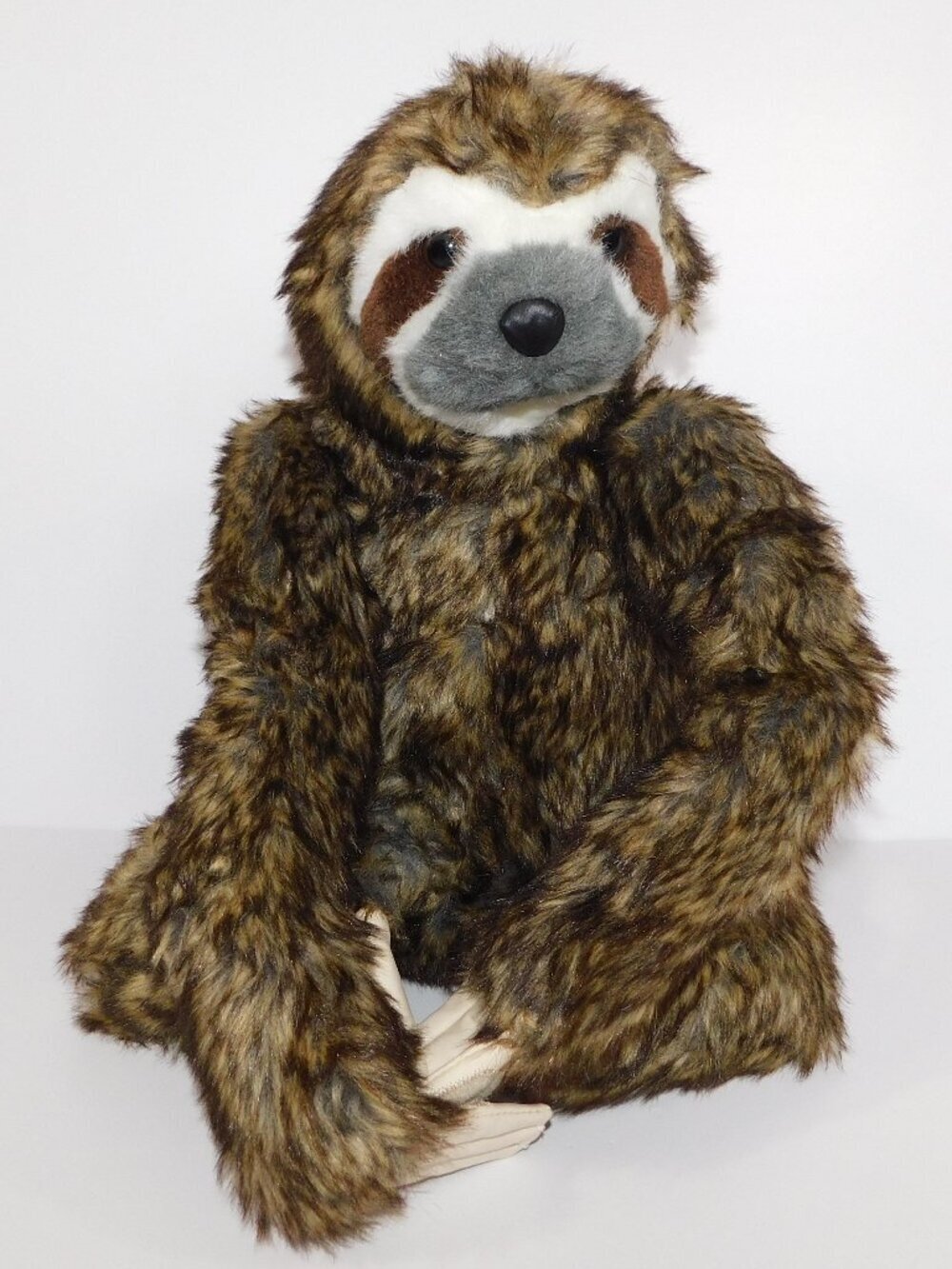 Melissa & Doug lifelike Sloth 16" Plush Realistic Brown Stuffed Animal Toy